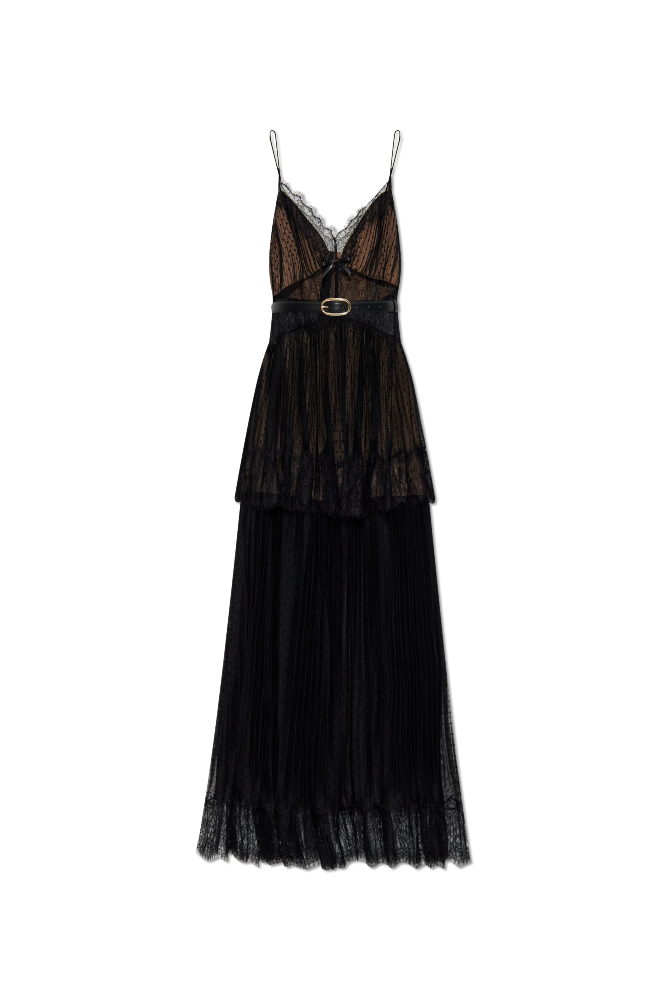 ワンピース SELF-PORTRAIT Woman Dress Black PF25017SABW BLACKANDWHITE Black Dress with a check pattern Self-Portrait - Vitkac Canada